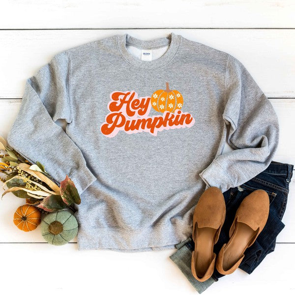 HEY PUMPKIN Graphic Sweatshirt