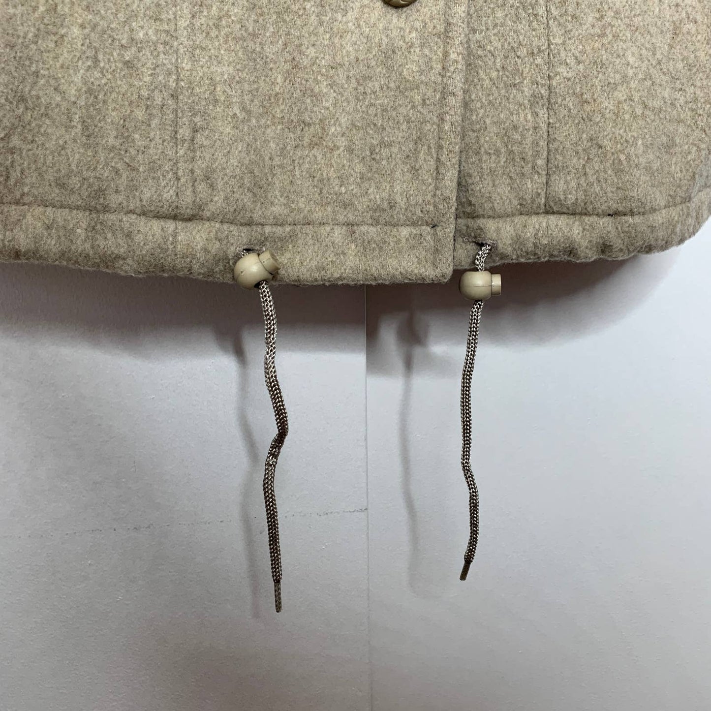 VINTAGE 80s wool blend preppy hooded riding jacket SZ 14