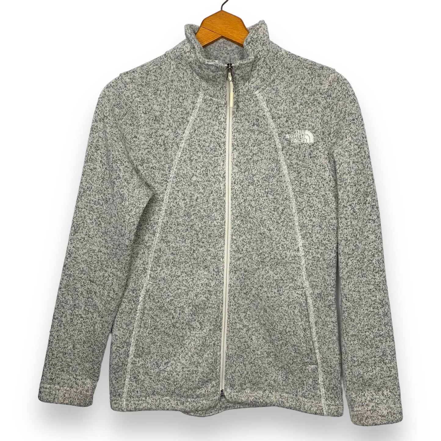 Crescent full zip sweater fleece jacket SZ S