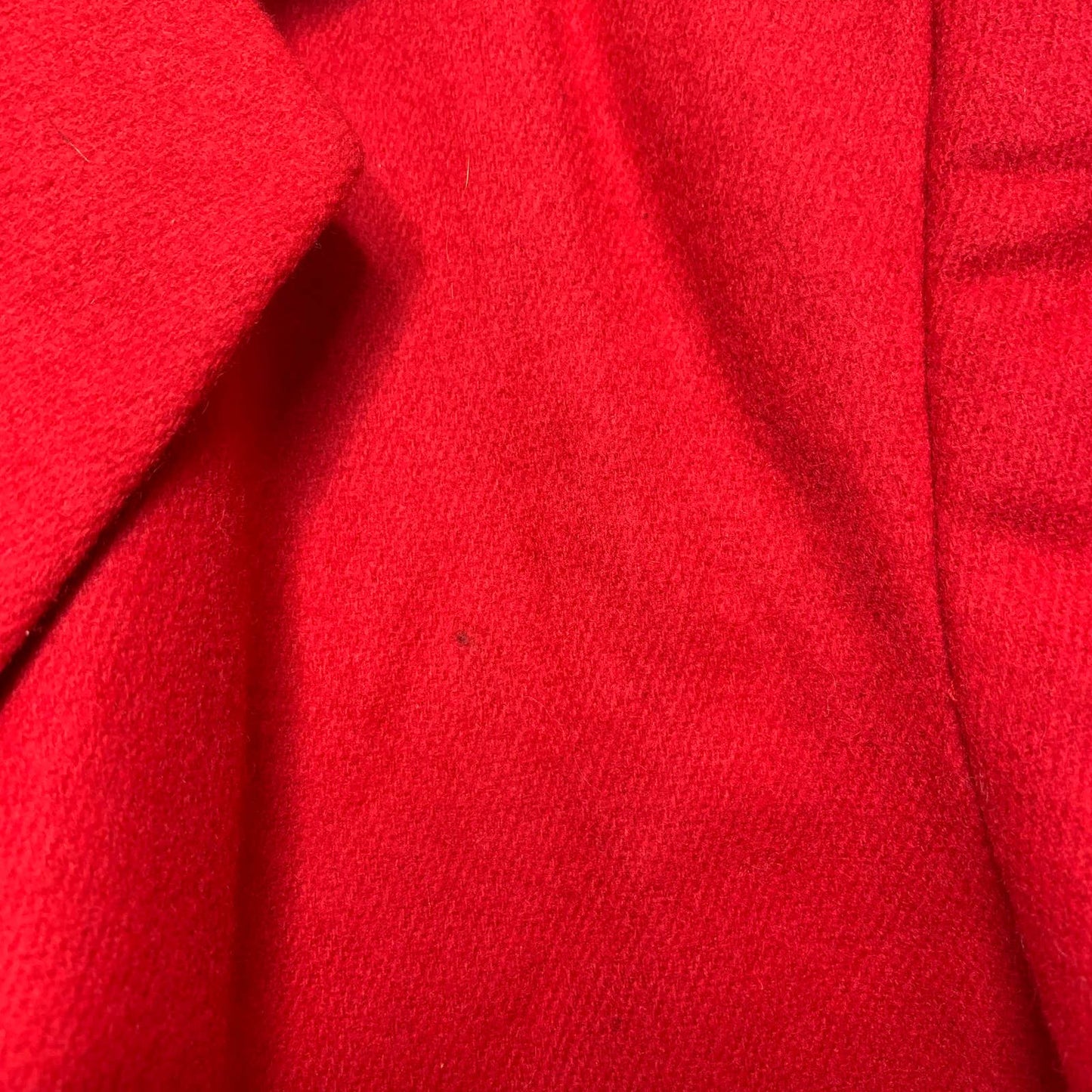 VINTAGE 80s red 100% wool oversize blazer jacket SZ 16