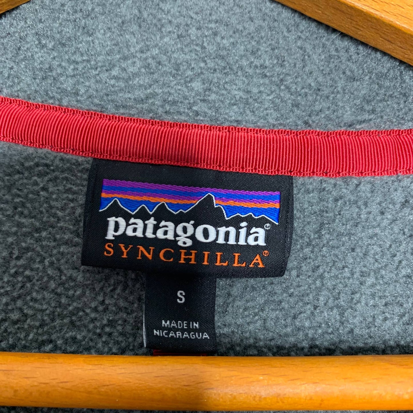 Synchilla Snap T lightweight fleece pullover SZ S