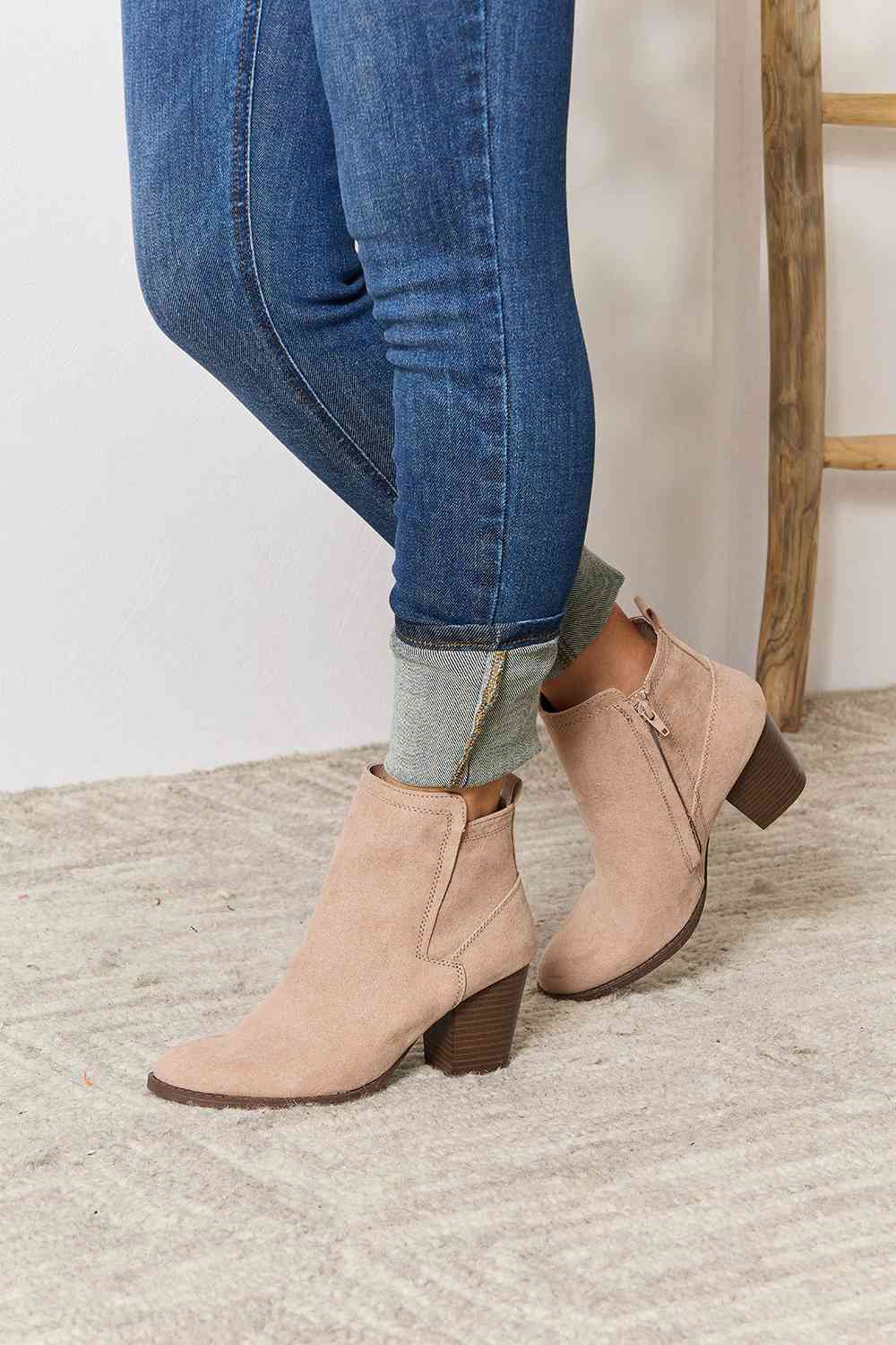 Suede Ankle Booties (6-10)