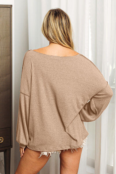 Live Laugh Lounge Oversized Long Sleeve Top (S-XL)
