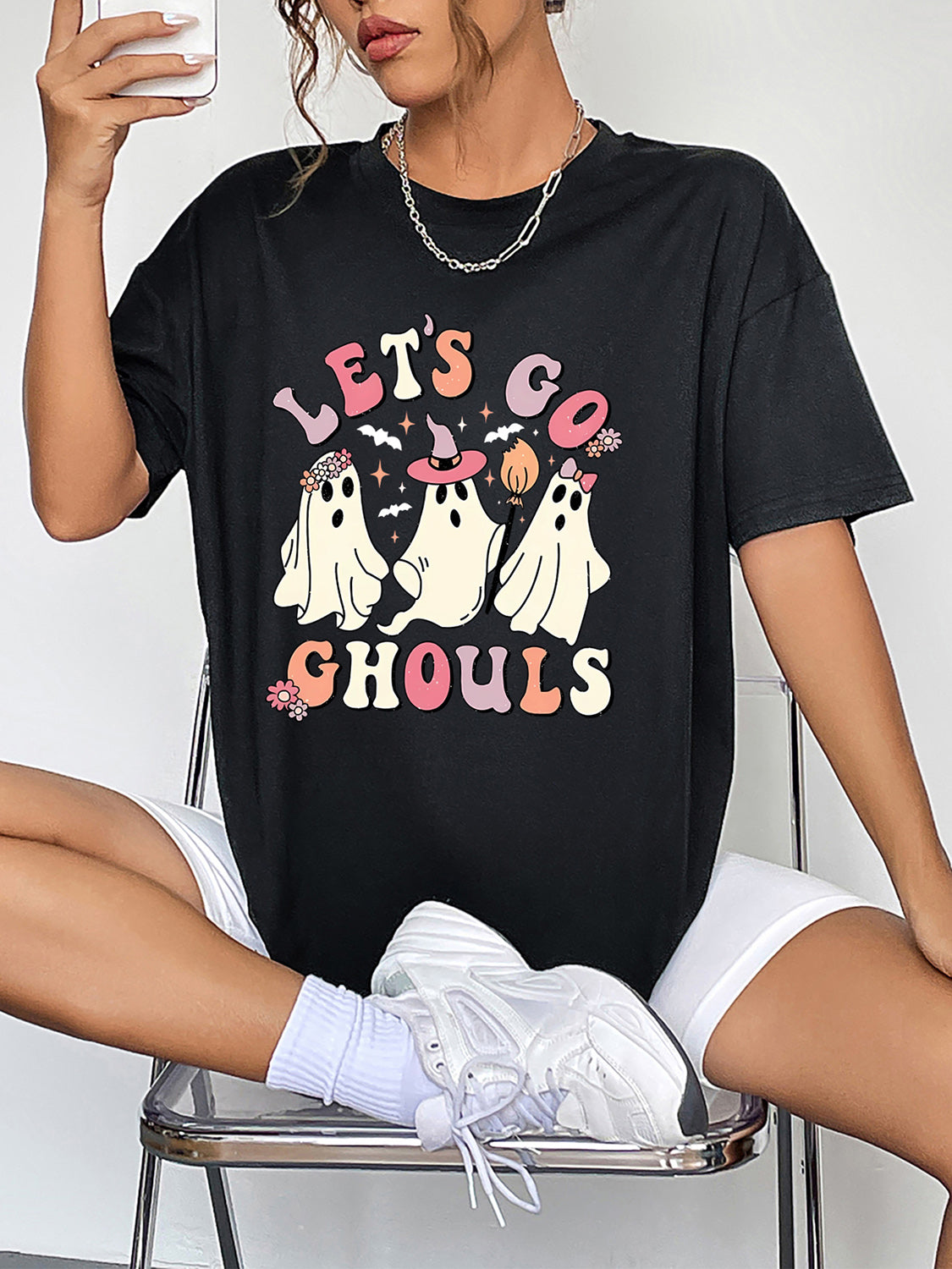 LET'S GO GHOULS Graphic Tee