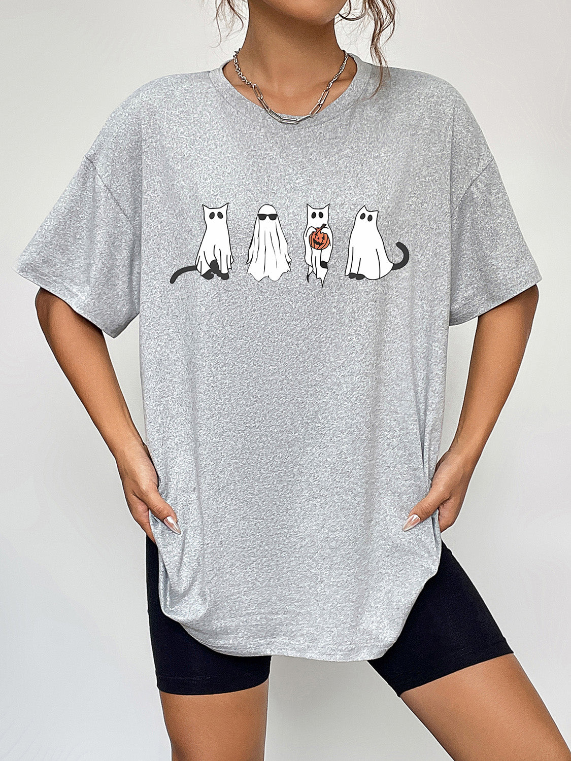GHOST CATS Graphic T-Shirt