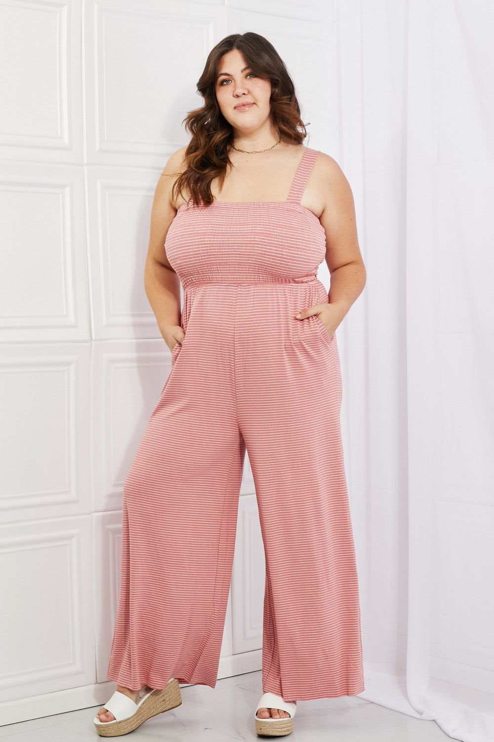 Only Exception Striped Jumpsuit