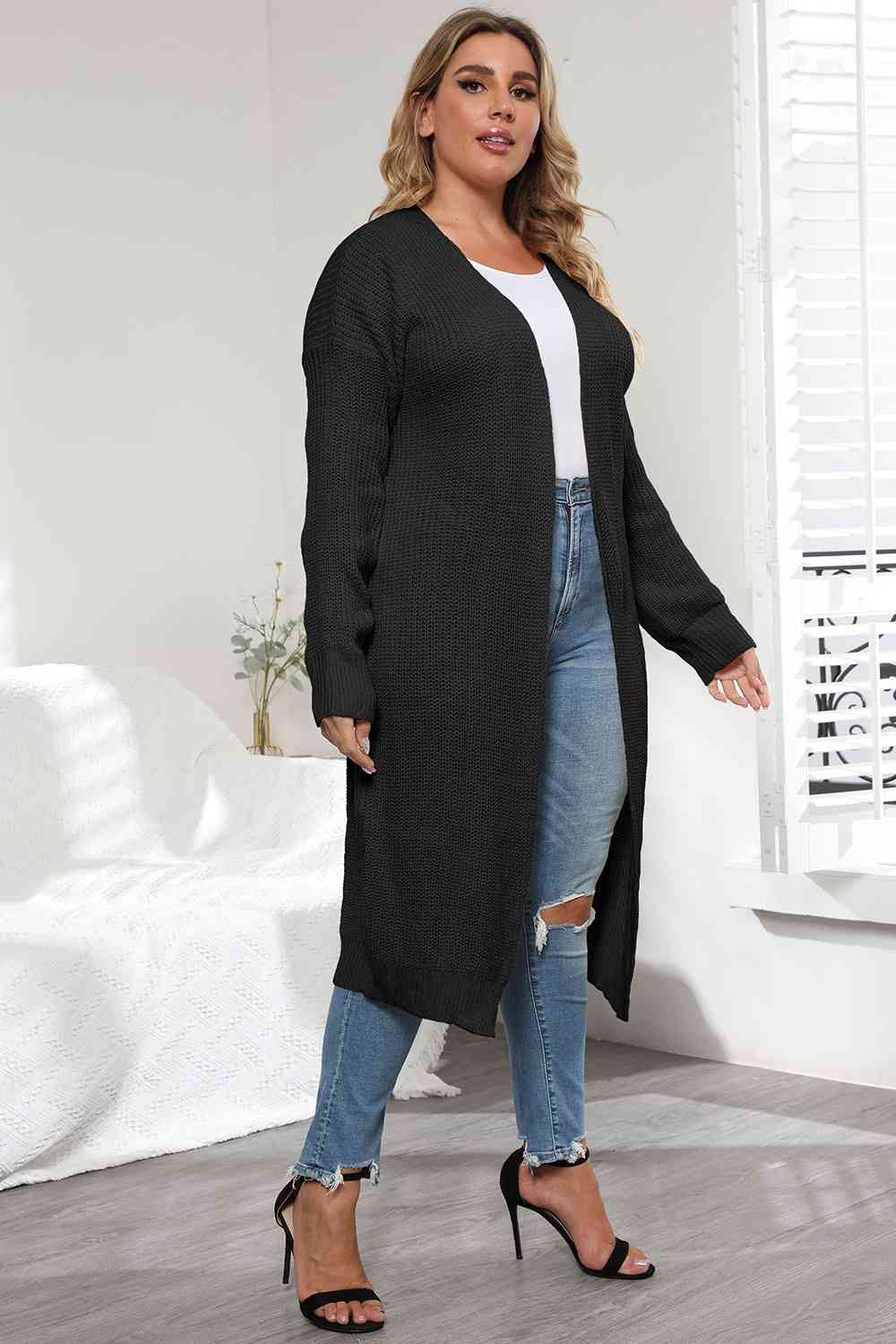 CHARLOTTE Open Front Duster Cardigan