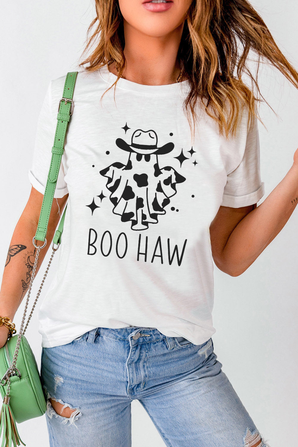 BOO HAW Ghost Graphic Tee