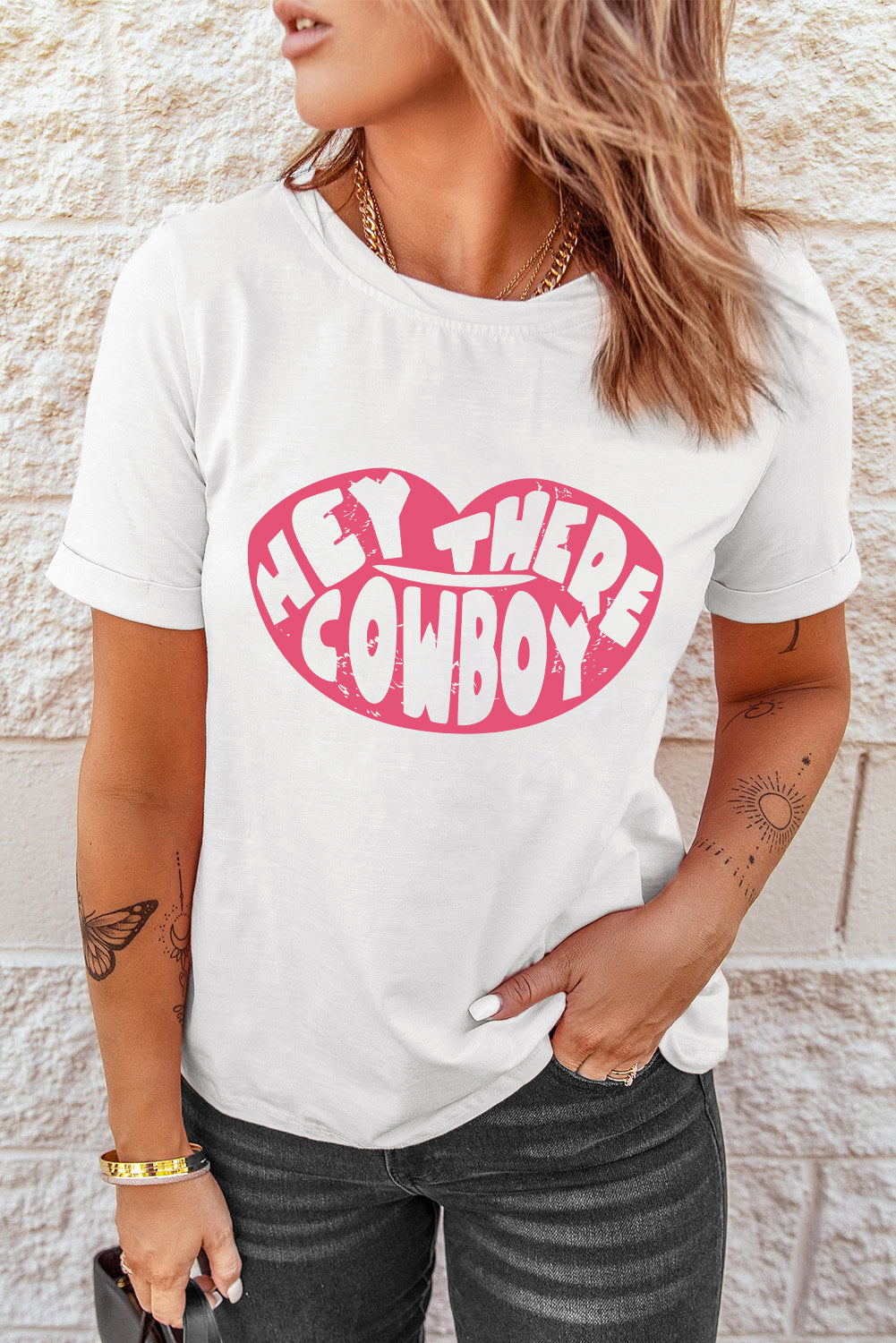 HEY THERE COWBOY Graphic Tee